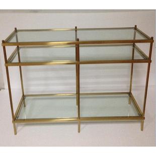 科期东边几b61 豪华香槟金不锈钢冠 厂家直销 北欧极简玄关桌