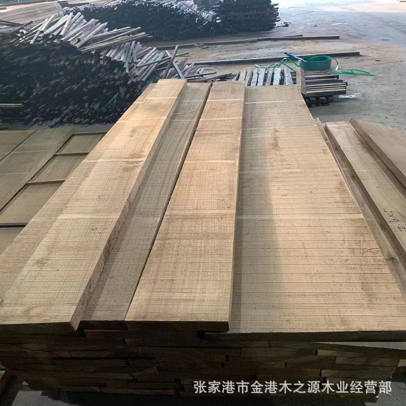 原木非洲核桃木黑胡桃核桃木核桃木板材非洲胡桃木桃花心桃花芯