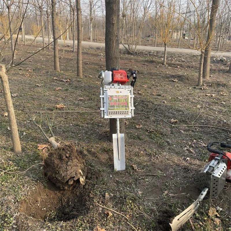 热销手提式挖树合金钢便携式挖树机机淬火铲头挖树机