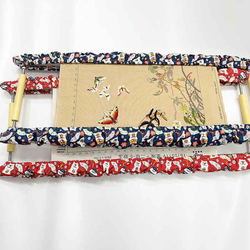 vhm7批发十字绣2023新款工具磨v绷套防配件防绣绷绣架保护套可选