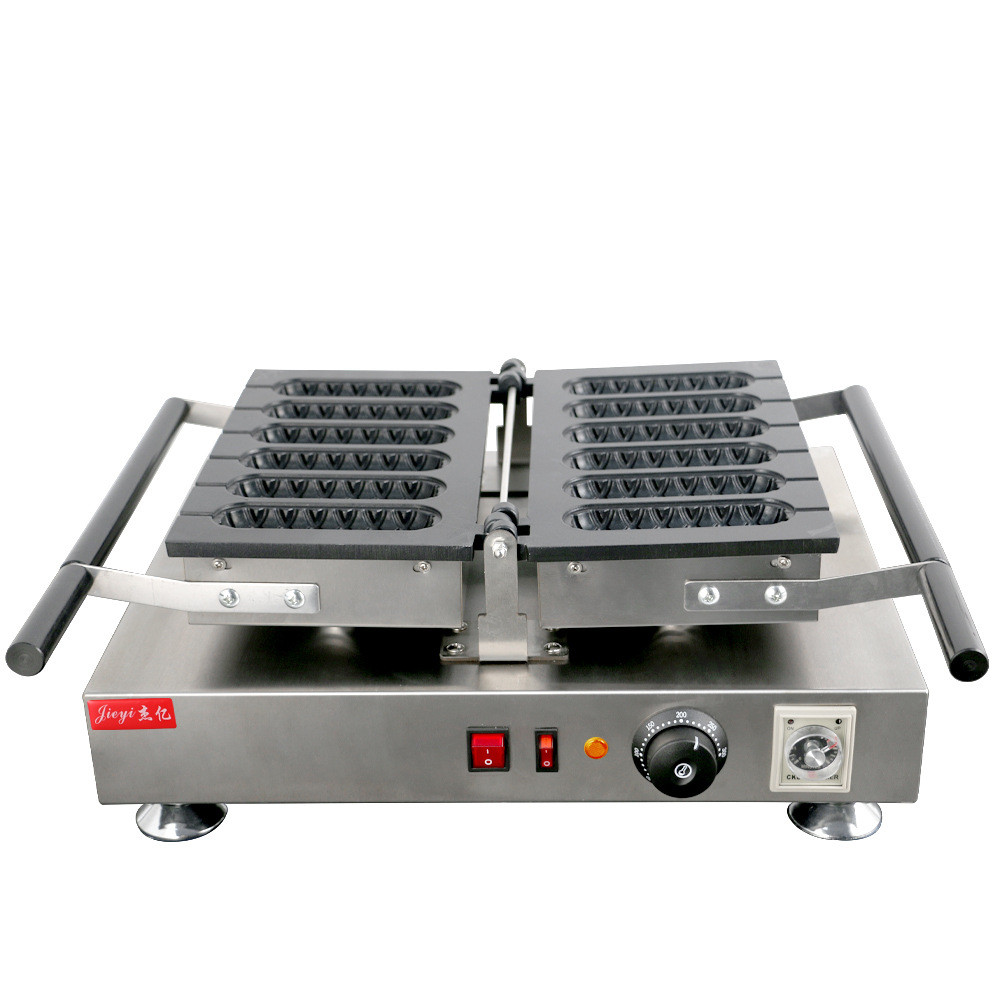 热销杰亿翻转香酥机商用6格旋转香酥机烤饼机烤热狗机六格翻转热