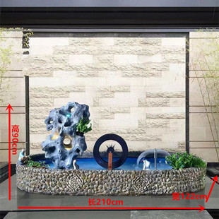 大型假山流水喷泉摆件花园庭院别墅酒店小院鱼池钟乳石景观