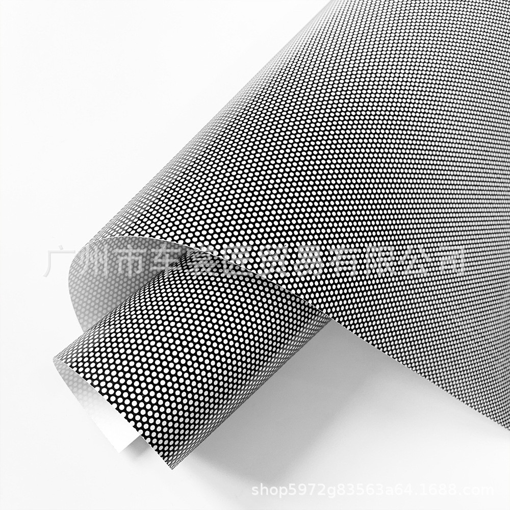 批发单孔透窗膜办公室玻璃单透贴膜汽车玻璃膜遮阳网贴纸隔热膜