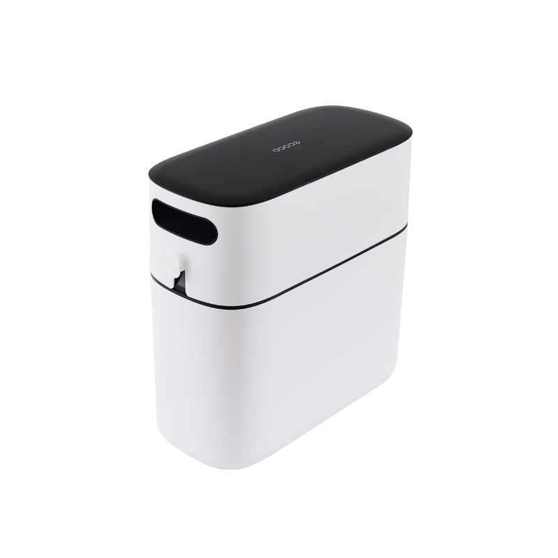 ?窄型垃圾桶带盖按压式卫生间厕所客厅纸篓卧室厨房夹缝垃圾收