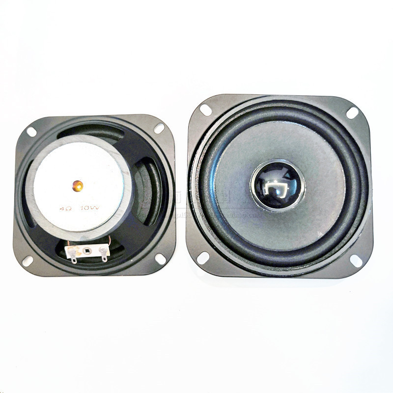 4R10w 直径4寸 黑色10.2cm 102MM方形60磁铁蓝牙音响喇叭扬声器个