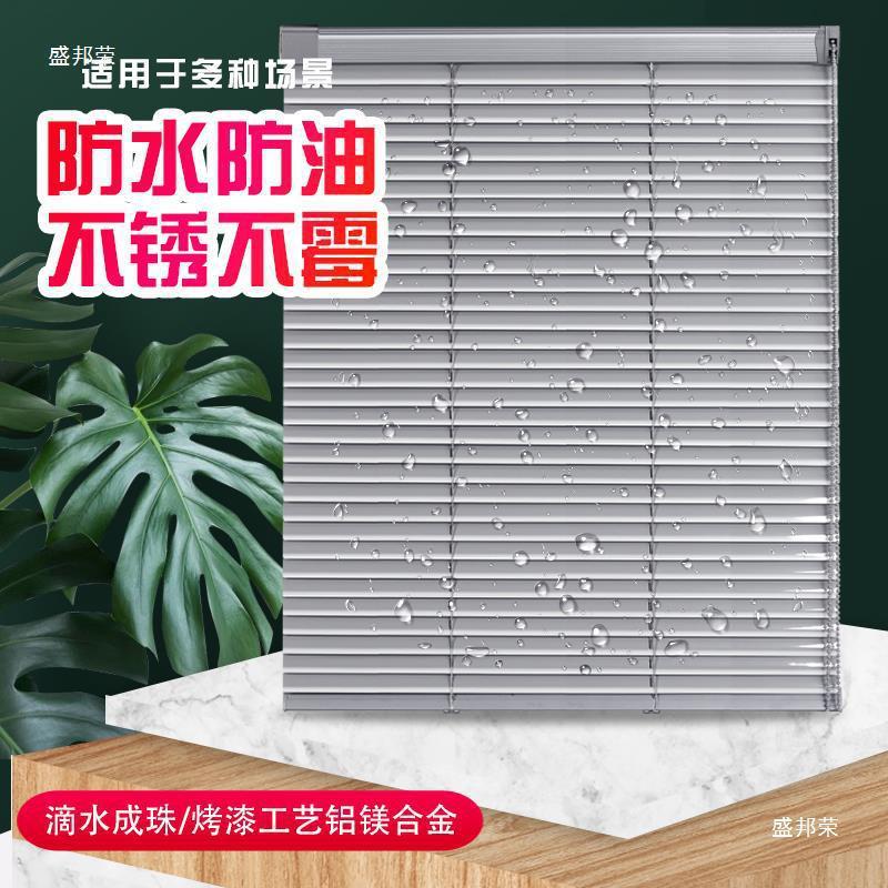 窗户卷帘免打孔遮光厕所遮挡全卫生间升降厨房百叶窗帘浴室帘其他