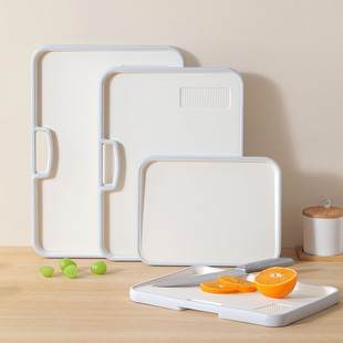 日式砧板双面使用案板粘板刀板创意塑料切菜板家用菜板包胶防滑