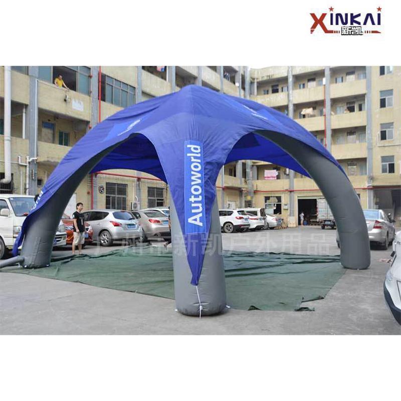 充气四脚蜘蛛帐篷户外广告活动定制帐篷充气爪形帐篷充气6x6m