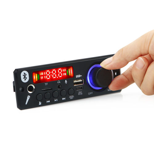JX-X1 支持麦克风/伴唱/话筒优先/解码功放功能 mp3解码板 2*80W