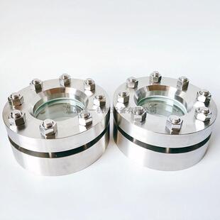热销hg 86法兰视镜不锈钢法兰对夹视镜1.0mpa视镜焊接设备 t21619