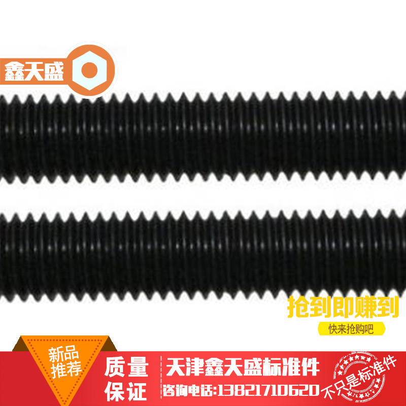 12.9级DIN975丝杆35CrMoA材质/全螺纹高强度牙条通丝/M8—M56螺杆
