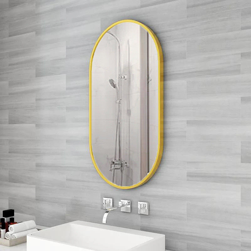 浴室镜子北欧贴墙自粘洗漱台免打孔卫生间洗手壁挂挂墙式化妆梳妆,家装主材,浴室镜,淘宝优惠券,粉丝福利购,淘宝优惠卷