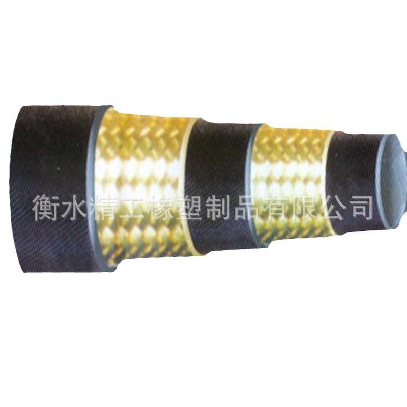 扣压高压胶管高压输油钢丝编织胶管直销法兰式大口径橡胶软管