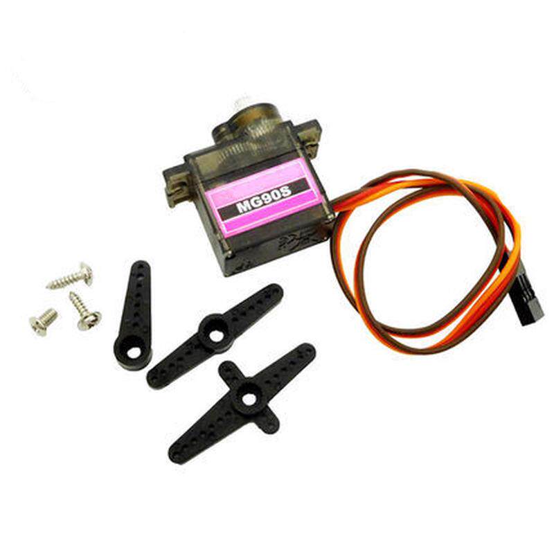 MG90S 9g尺寸 金属齿轮14g倾斜舵机SG90升级版 航模车模90度现货
