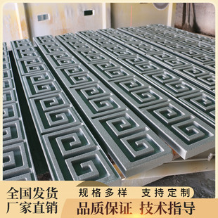 厂家直销可定制发泡陶瓷EPS泡沫回字纹窗线条罗马柱子板花板别墅