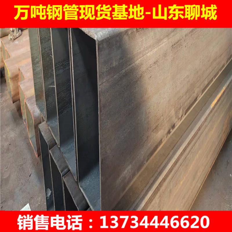 q345b直角圆挤压无缝方管180*80*4.5冷拔改方幕墙用方矩形钢管