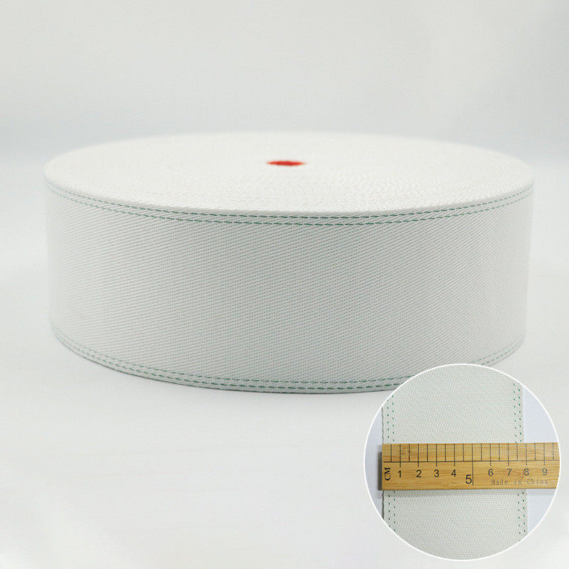 绿边窗帘棉布带挂钩布带条8cm10cm12cm斜纹双面窗帘布带窗帘织带
