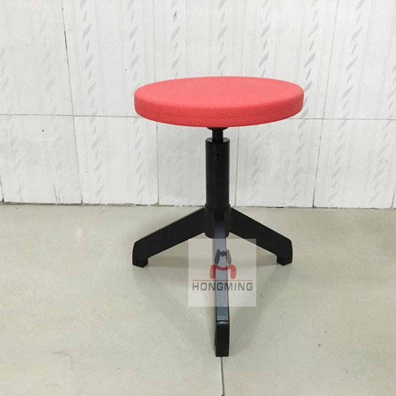 螺杆升降中空凳面凳子中空椅子塑料实验凳理发店可调节凳子