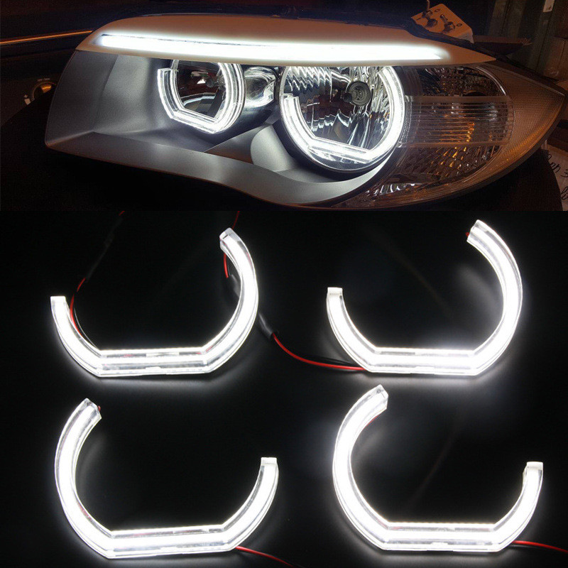 热销新款日行灯C型切割水晶天使眼适用于宝马F30E90E92E87