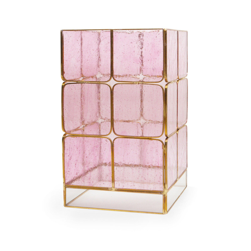 彩色玻璃家居装饰风灯摆件烛台气氛蜡烛灯罩酒店装饰多用途摆件