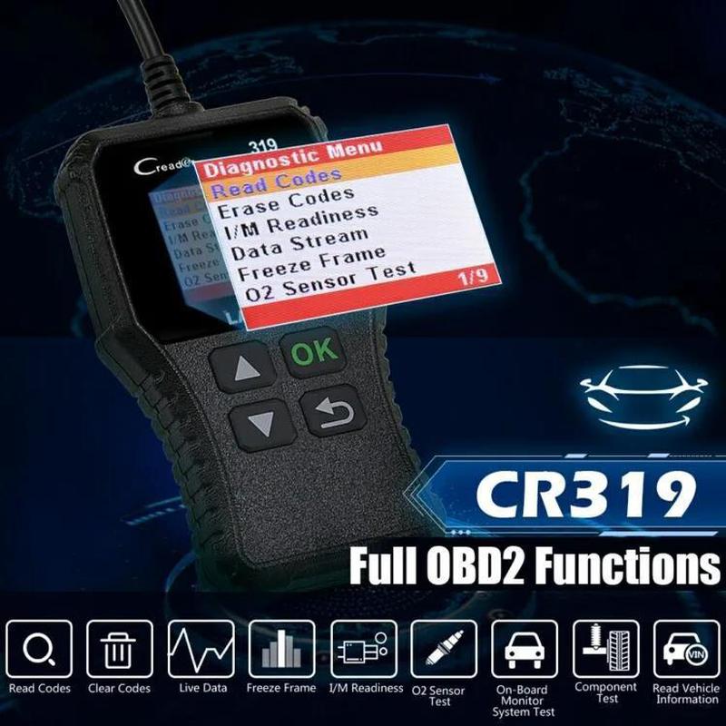 元征LaunchX431CreaderCR319/3001FullOBD2OBDII海外版英文