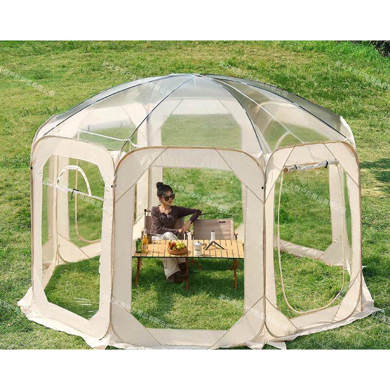 新款冬季星空帐篷透明泡泡屋庭院暖阳光房家用晒饭店棚子户外露营