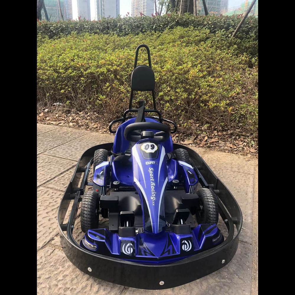 热销车挡调速儿童卡丁车全包围竞技漂移三广场休闲电动卡丁车