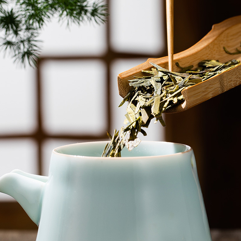 张一元茶叶2025年新茶绿茶龙井茶春茶浓香耐泡送礼袋装茶50g