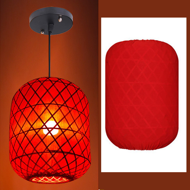 竹编灯笼可日式竹子饭堂餐厅火锅店广告印字印logo中式吊灯笼批发