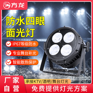 户外防水四眼面光灯200w舞台演出补光灯柔光舞美打光灯文旅公园灯