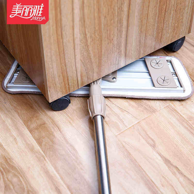 ip9d拖把魔力尘推地拖粘布夹布轻薄平板拖把魔术贴布家用一