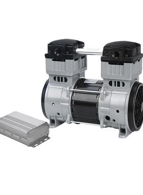 无刷直流电机驱动空压机静音无油小型车载空压机DC48V60V72V1500W