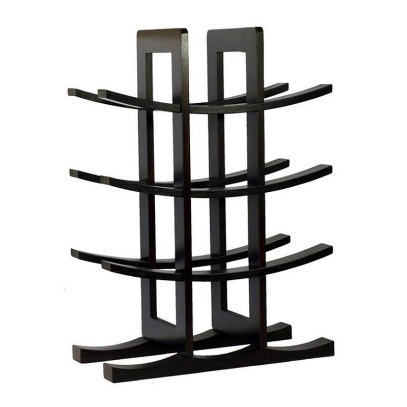 厂家欧式直供现代创意木质红酒架摆件现代简约酒吧餐厅酒架