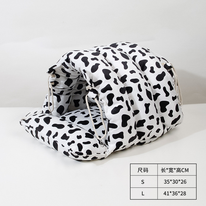 猫咪吊床挂窝封闭式吊篮猫窝冬季保暖笼子猫笼子用宠物窝专用睡袋