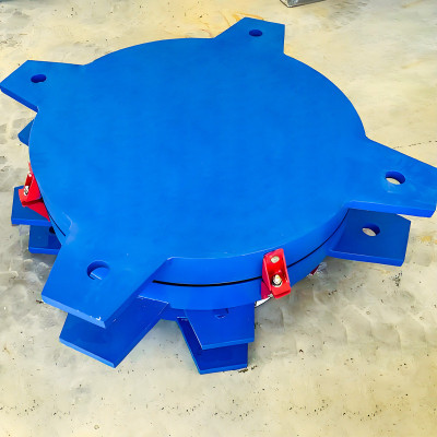 摆摆减隔震支座抗震消能实体厂家钢结构连廊fps摩擦摩擦隔震支座