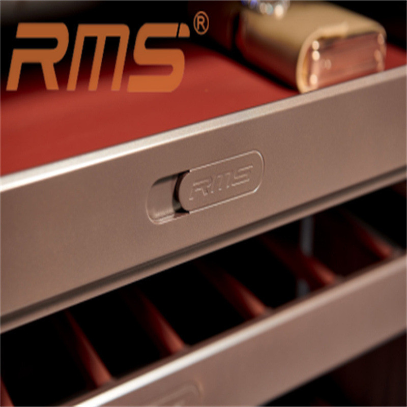 热销storagebasket衣柜皮革珠宝饰品衣物分类平拉篮阻尼收纳筐实