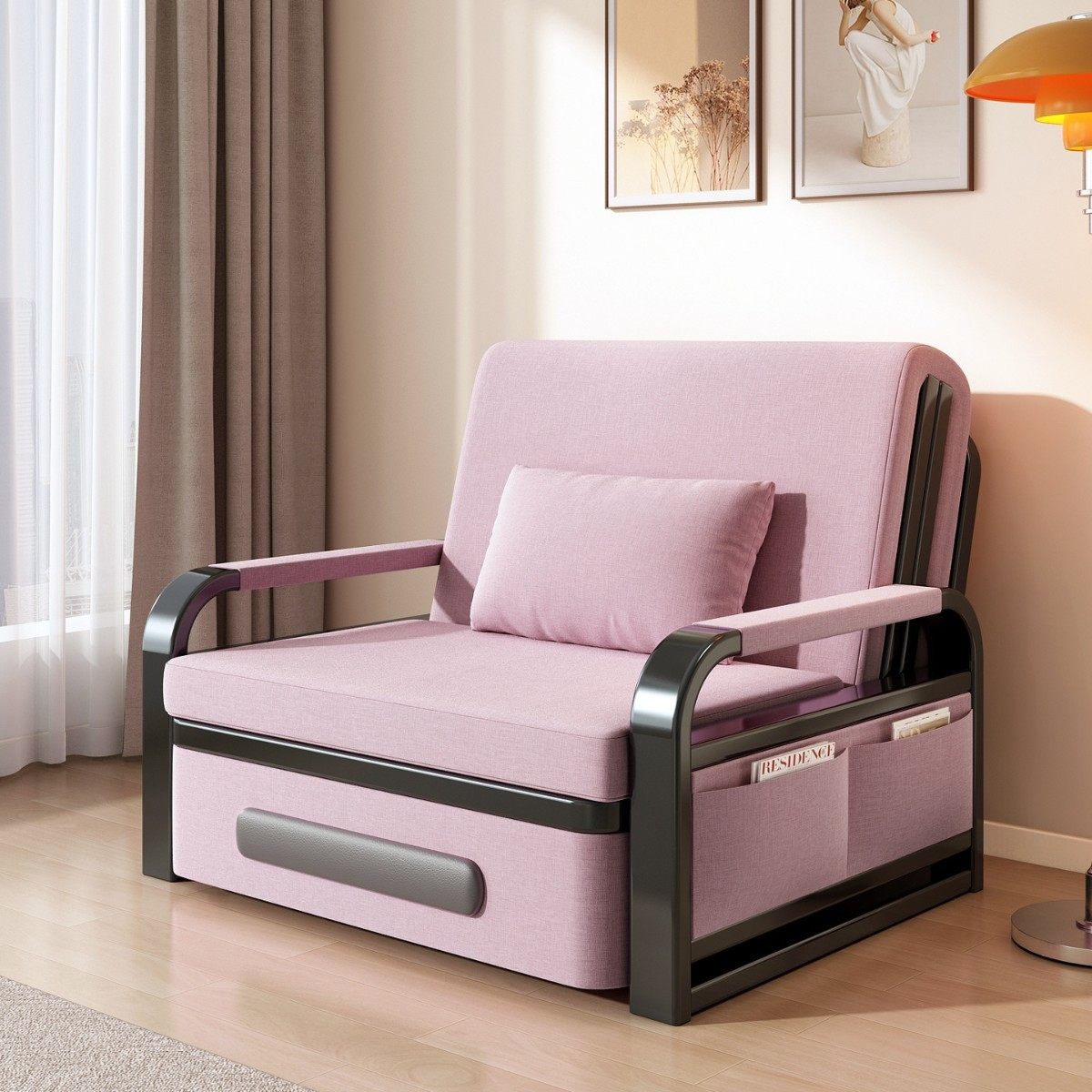 新款沙发床折叠两用小户型伸缩床单人网红款阳台客厅多功能床