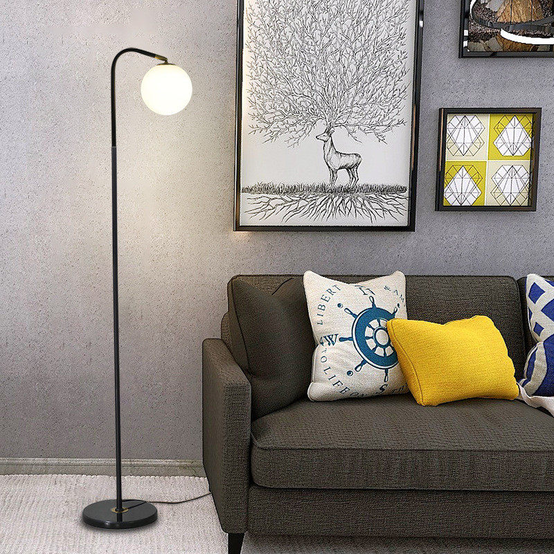 落地灯客厅卧室ins风创意床头灯超亮旁边现代简约沙发立式台灯