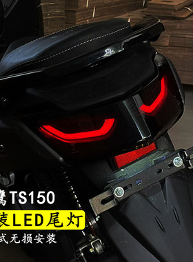 适用天鹰ts150改装尾灯总成天鹰150特仕版尾灯直上前转向灯总成