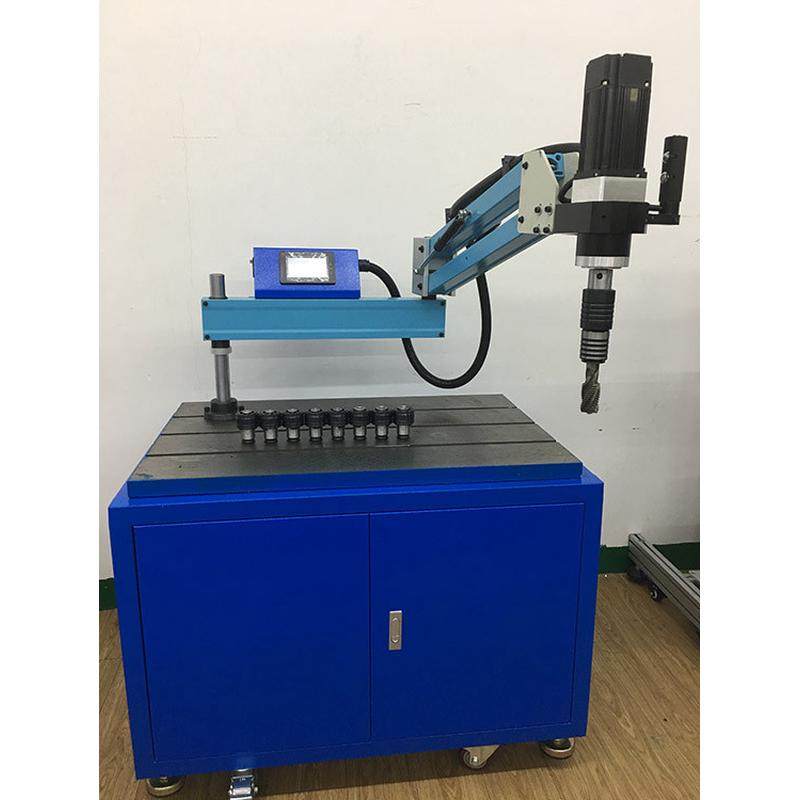 热销牙万向摇臂攻垂直全自动伺服电动攻丝机qineng/启能货源直售