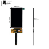 4.97显示屏amoled彩色液晶屏720 1280自带触摸排线掌上游戏机寸