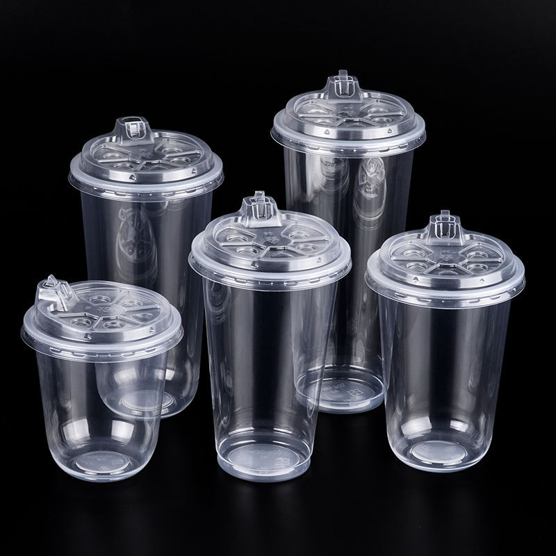 热销塑90口径可乐盖纸一次性通用直饮盖密封防漏外卖打包盖批发