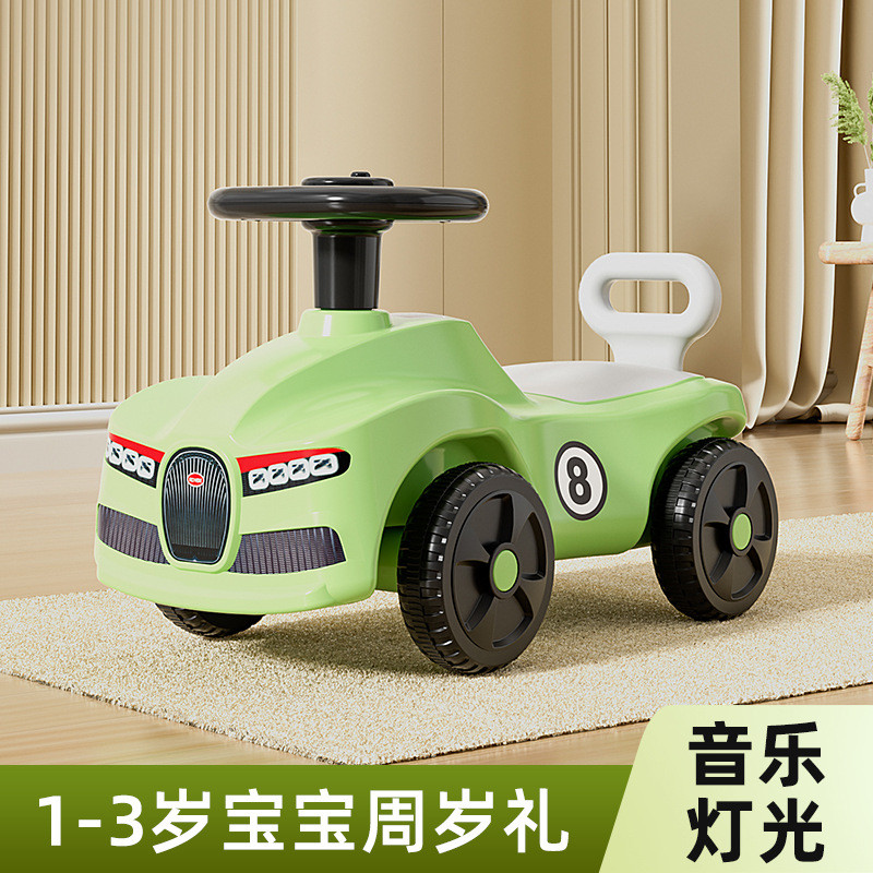 儿童滑行车滑滑车1到3岁宝宝四轮玩具车防侧翻音乐灯光小汽车平衡