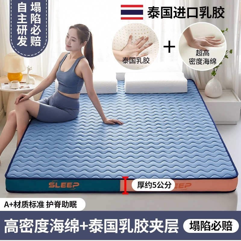 记忆棉乳胶床垫软垫家用卧室宿舍学生单人加厚榻榻米海绵垫子