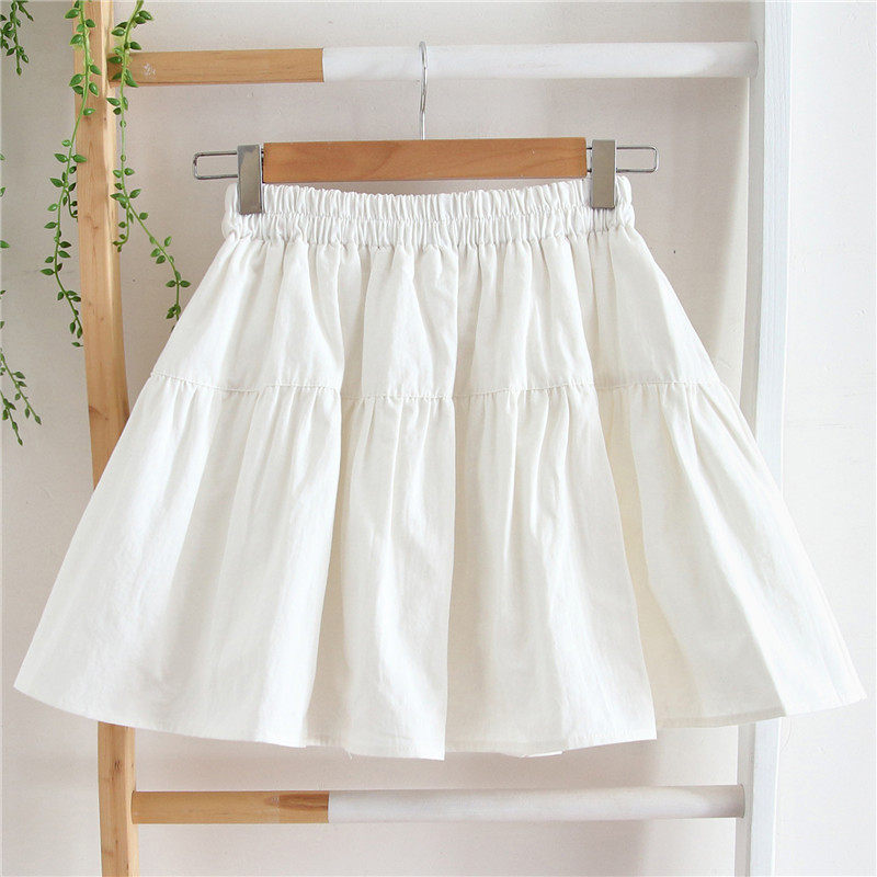 女韩版百搭子女a字荷叶蓬蓬伞裙打底裙裤学生,女装/女士精品,半身裙,淘宝优惠券,粉丝福利购,淘宝优惠卷