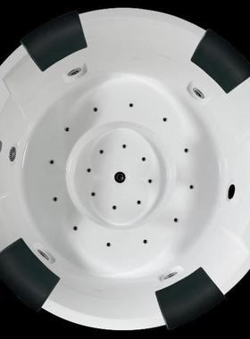 热销厂价真销wg-u263a圆形4人1.83冲浪嵌入式大按摩米浴缸