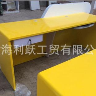 幼儿园前台桌艺术培训中心前台接待台卡通艺术吧台艺术中心