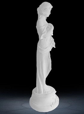 批发写生石膏像家居装饰摆件石膏胸像素描美术石膏教具秋神石膏像