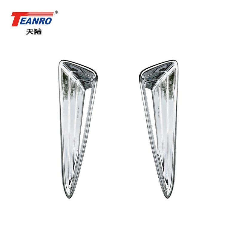 热销适用于CH-R奕泽前后雾灯装饰框装饰罩改装前雾灯圈汽车外饰品