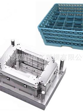 台州物流中转注塑模具可叠放储物箱模具加工塑料牛奶箱子模具